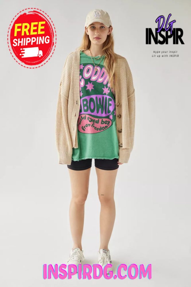 Urban Outfitters David Bowie Space Oddity T-Shirt Dress - Image 2