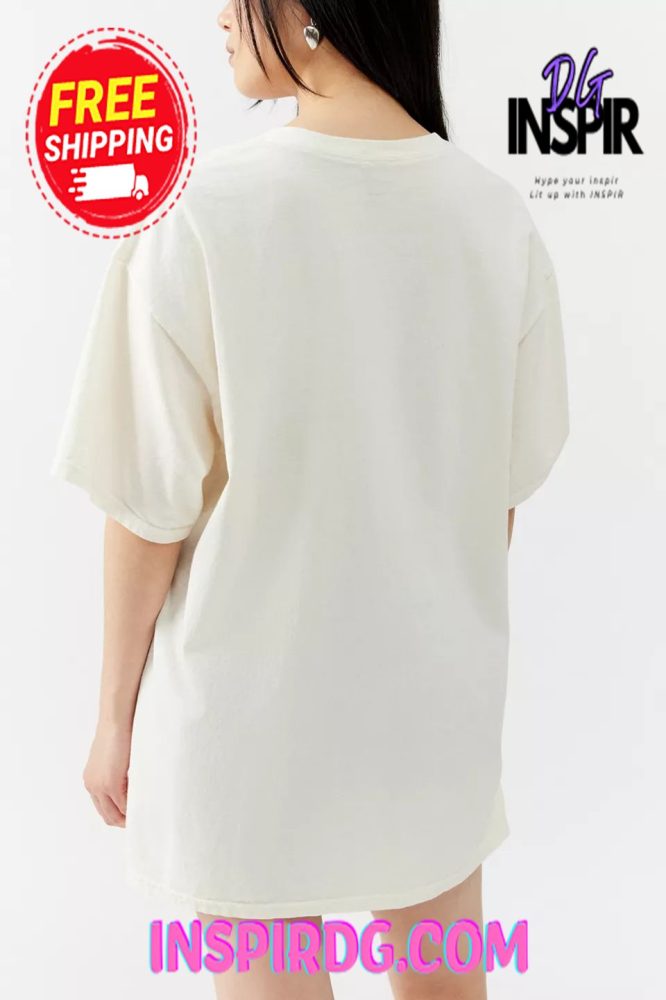 Urban Outfitters Distressed Bow T-Shirt Dress - Image 4