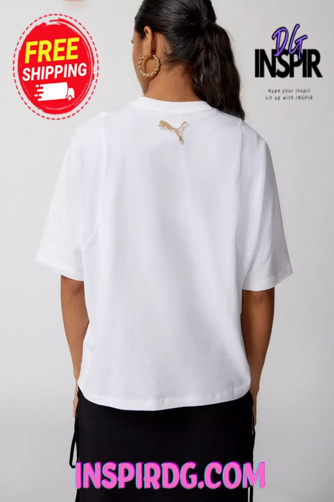 Urban Outfitters Puma Gold Standard Graphic Tee - Image 4