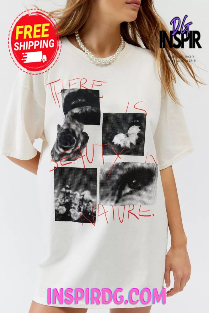 Urban Outfitters "There Is Beauty In Nature" T-Shirt Dress