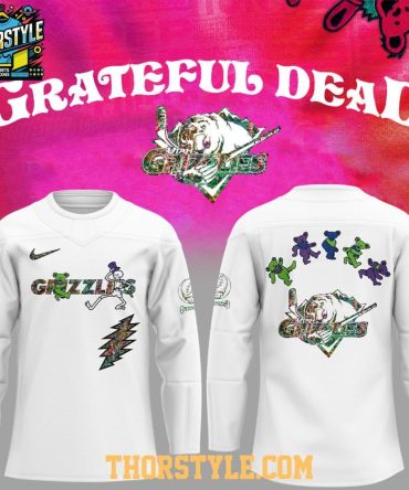 Utah Grizzlies Grateful Dead Night Celebration 2025 Hockey Jersey