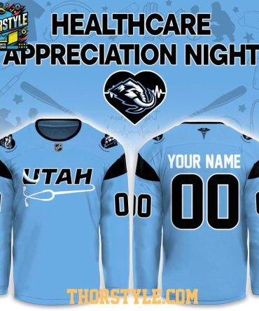Utah Mammoth X Healthcare Appreciation Night 2026 Personalized Hockey Jersey