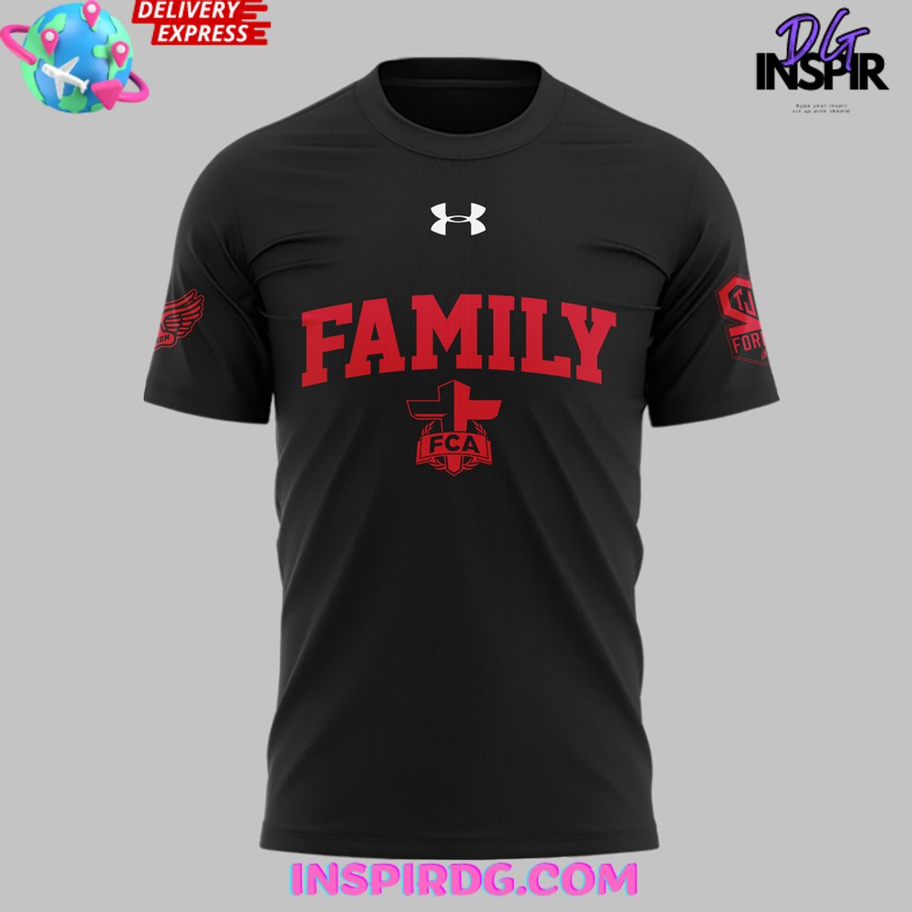 Utah Utes Football Family Forever Special Black T-Shirt - Image 2
