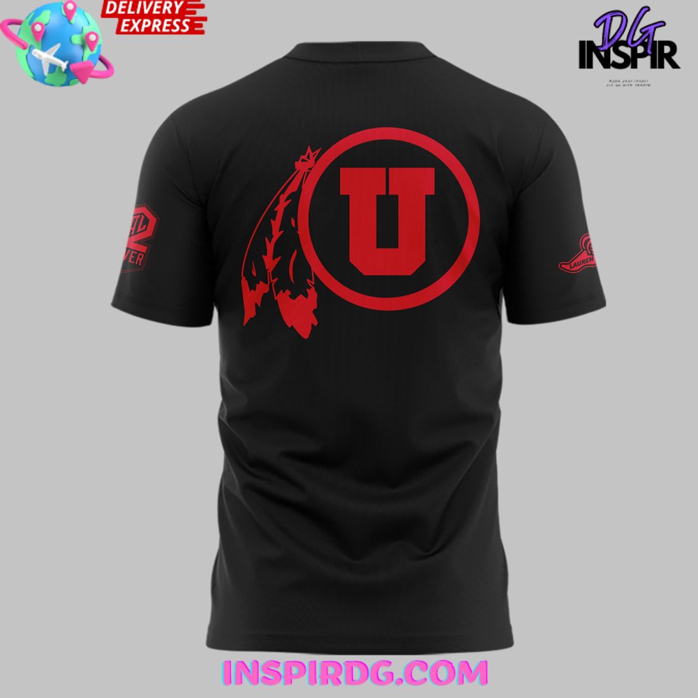 Utah Utes Football Family Forever Special Black T-Shirt - Image 3