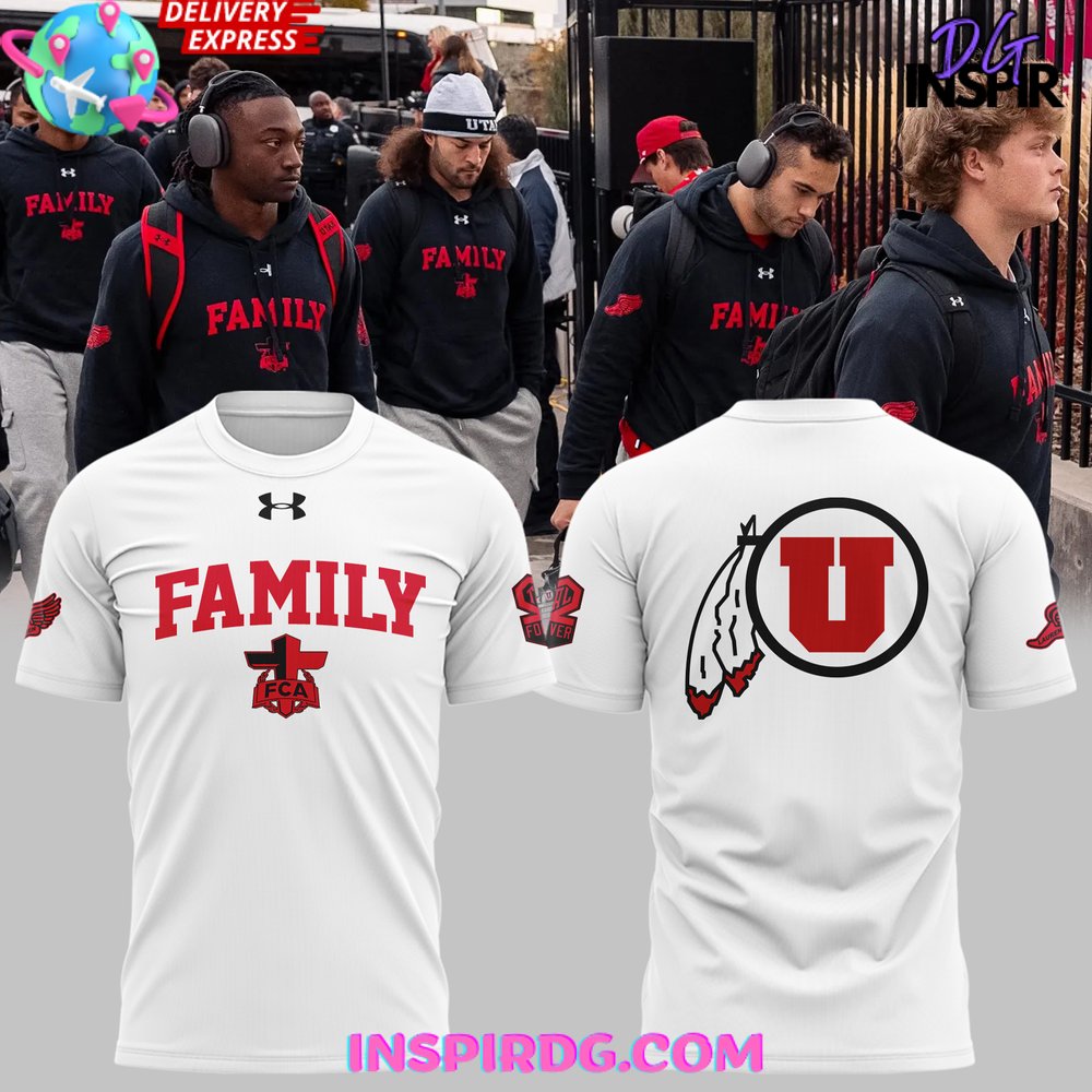 Utah Utes Football Family Forever Special White T-Shirt