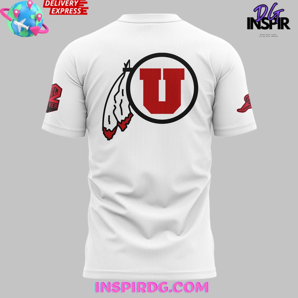 Utah Utes Football Family Forever Special White T-Shirt - Image 3