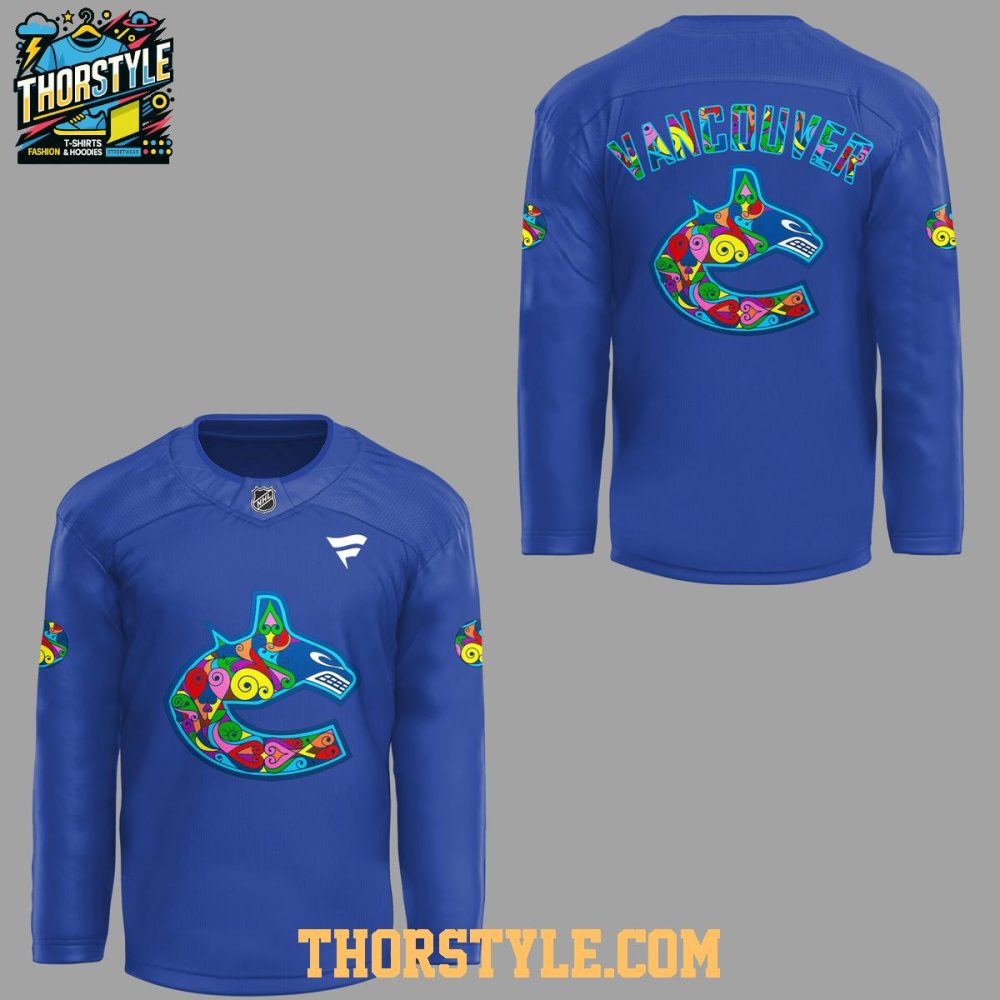 Vancouver Canucks Cheers For Pride Night 2026 Personalized Hockey Jersey