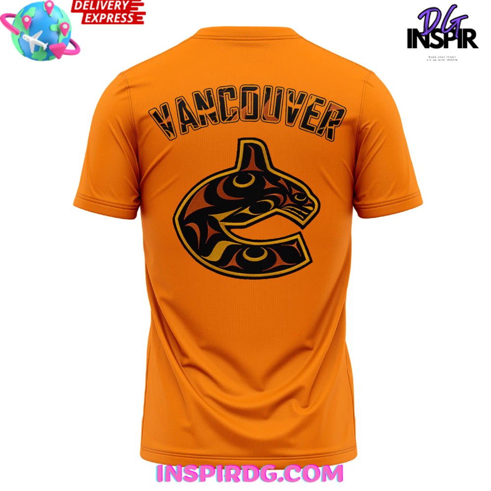 Vancouver Canucks National Day For Truth And Reconciliation T-Shirt - Image 3