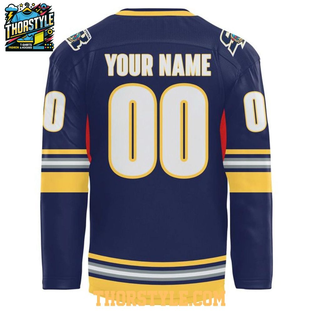 Victoria Salmon Kings 2026 Echl Throwback Night Personalized Hockey Jersey - Image 3