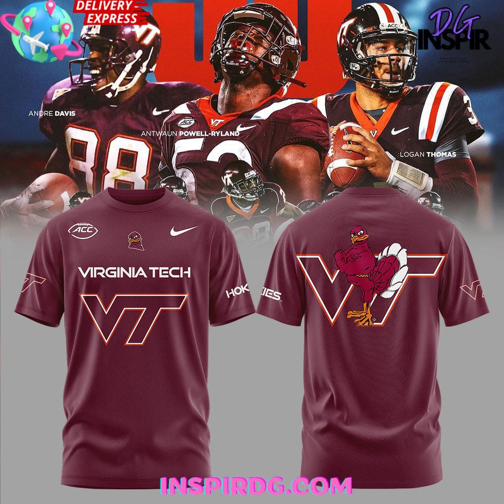 Virginia Tech Hokies New Uniform 2024-25 Red T-Shirt