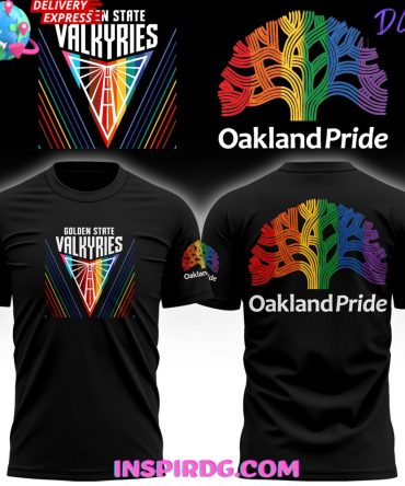 Wnba Golden State Valkyries Oakland Pride Black T-Shirt