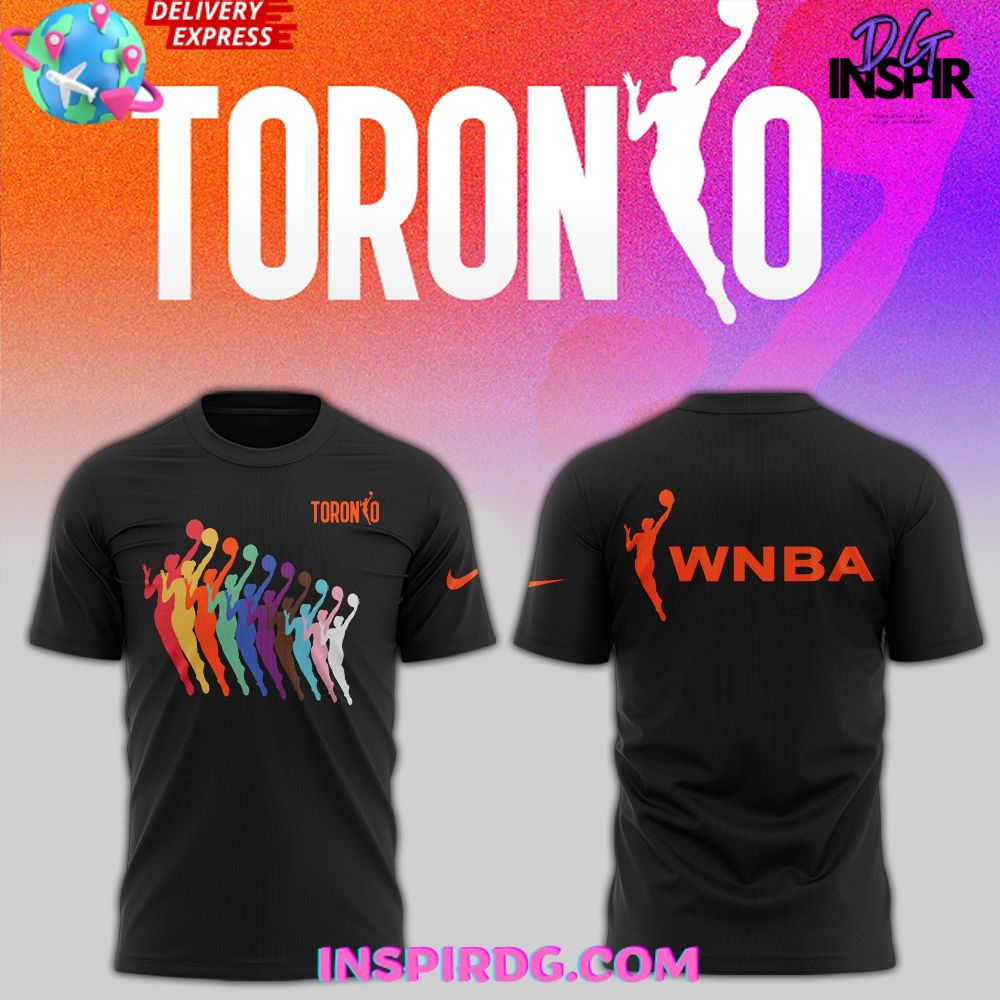 Wnba Toronto New 2025 Black T-Shirt