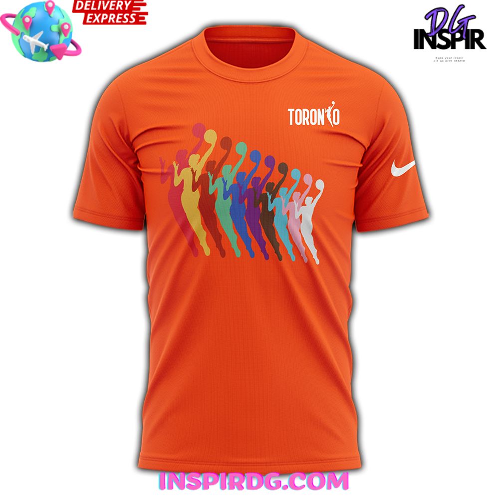 Wnba Toronto New 2025 Orange T-Shirt - Image 2