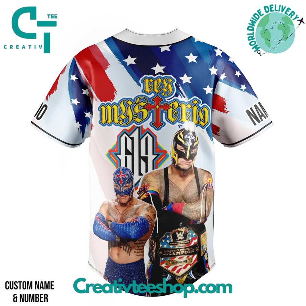 Wwe Rey Mysterio Baseball Jersey - Image 3