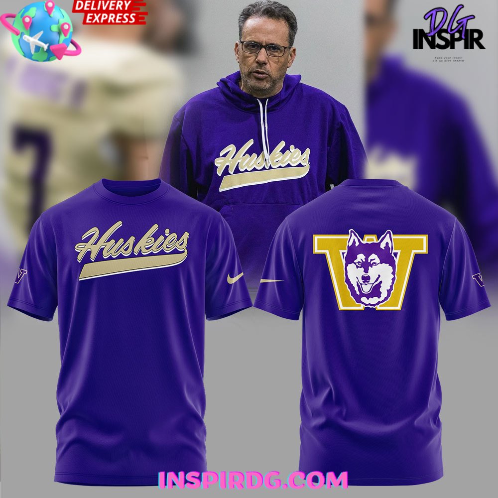 Washington Huskies Head Coach Limited Purple T-Shirt