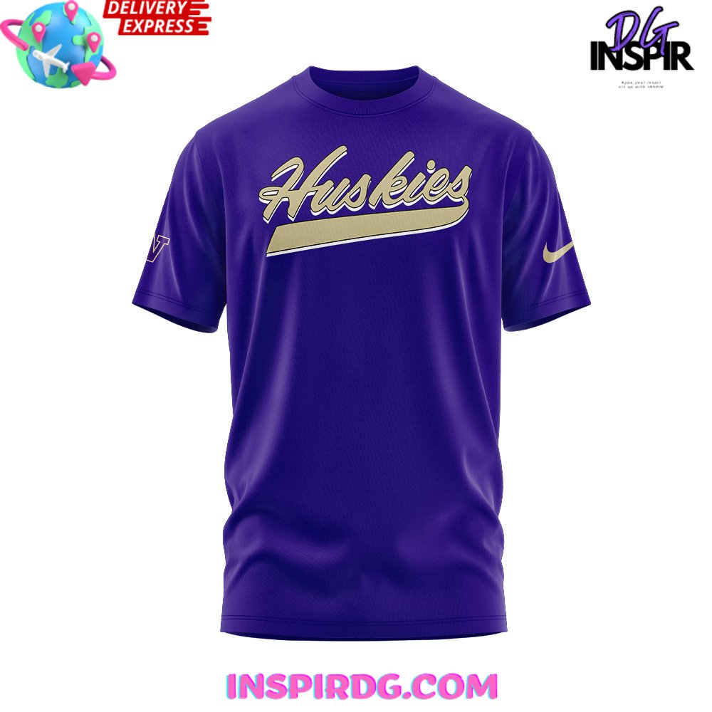 Washington Huskies Head Coach Limited Purple T-Shirt - Image 2