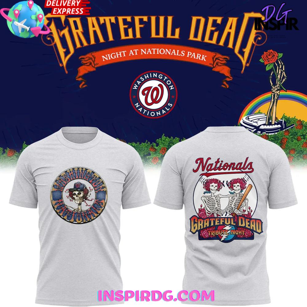 Washington Nationals Grateful Dead Tribute Night 2025 T-Shirt