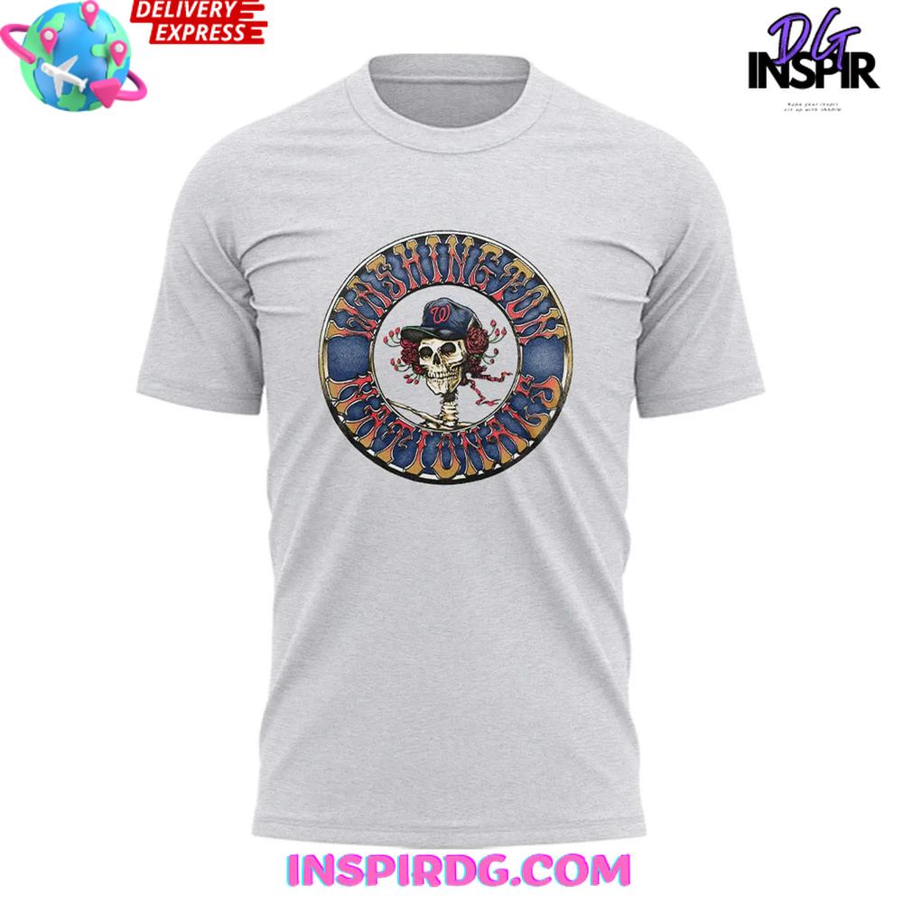 Washington Nationals Grateful Dead Tribute Night 2025 T-Shirt - Image 2