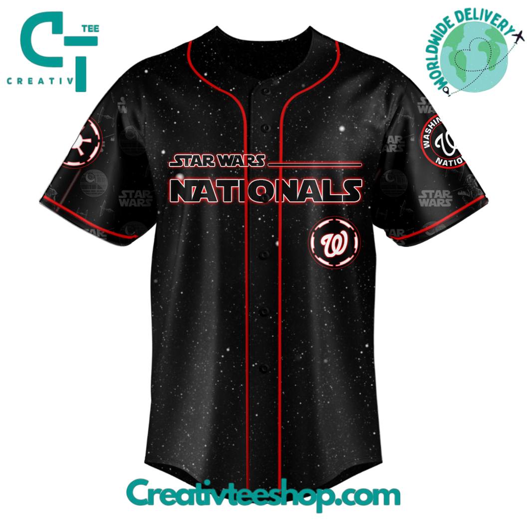 Washington Nationals Mlb X Star Wars Night 2025 Special Edition Baseball Jersey - Image 2