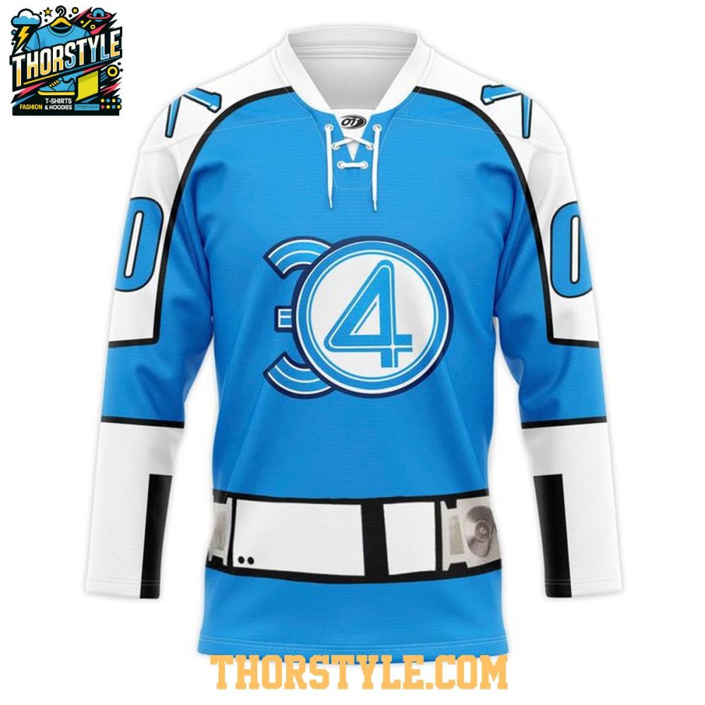 Wheeling Nailers Fantastic 4 Marvel 2026 Night Personalized Hockey Jersey - Image 2