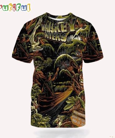 Whiskey Myers Mississippi Coast Coliseum Biloxi Ms 2024 3D Shirt