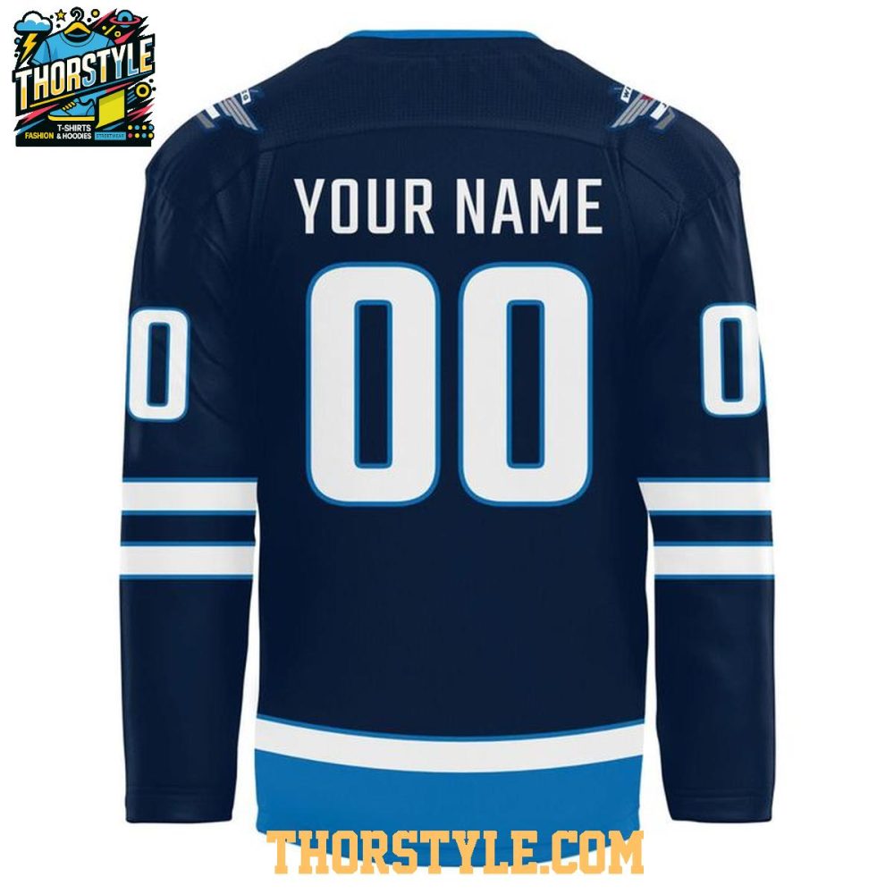 Winnipeg Jets 15Th Anniversary 2011-2026 Personalized Hockey Jersey - Image 3