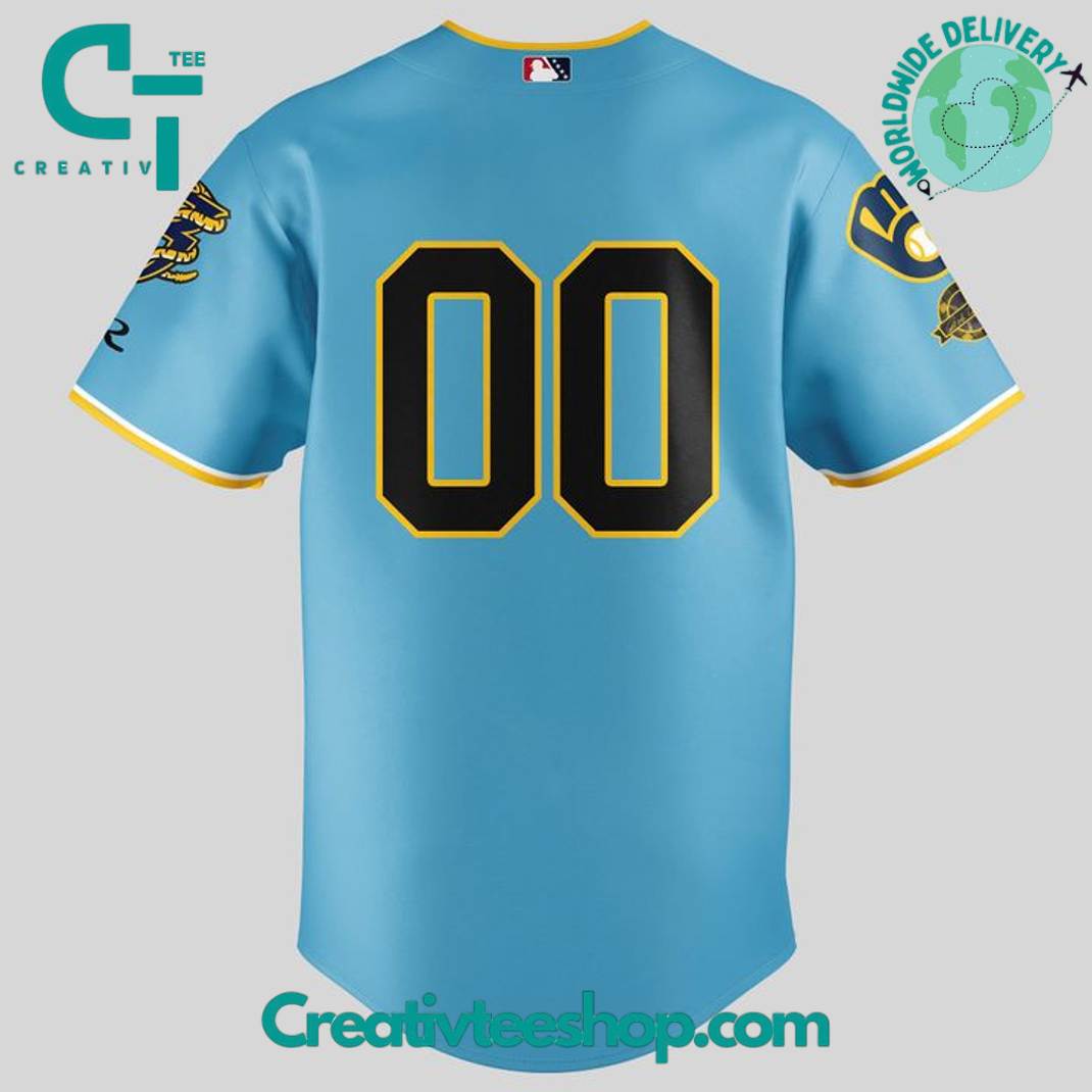 Wisconsin Timber Rattlers 2025 Brewers Sunday Rawlings Special Baseball Jersey - Image 3
