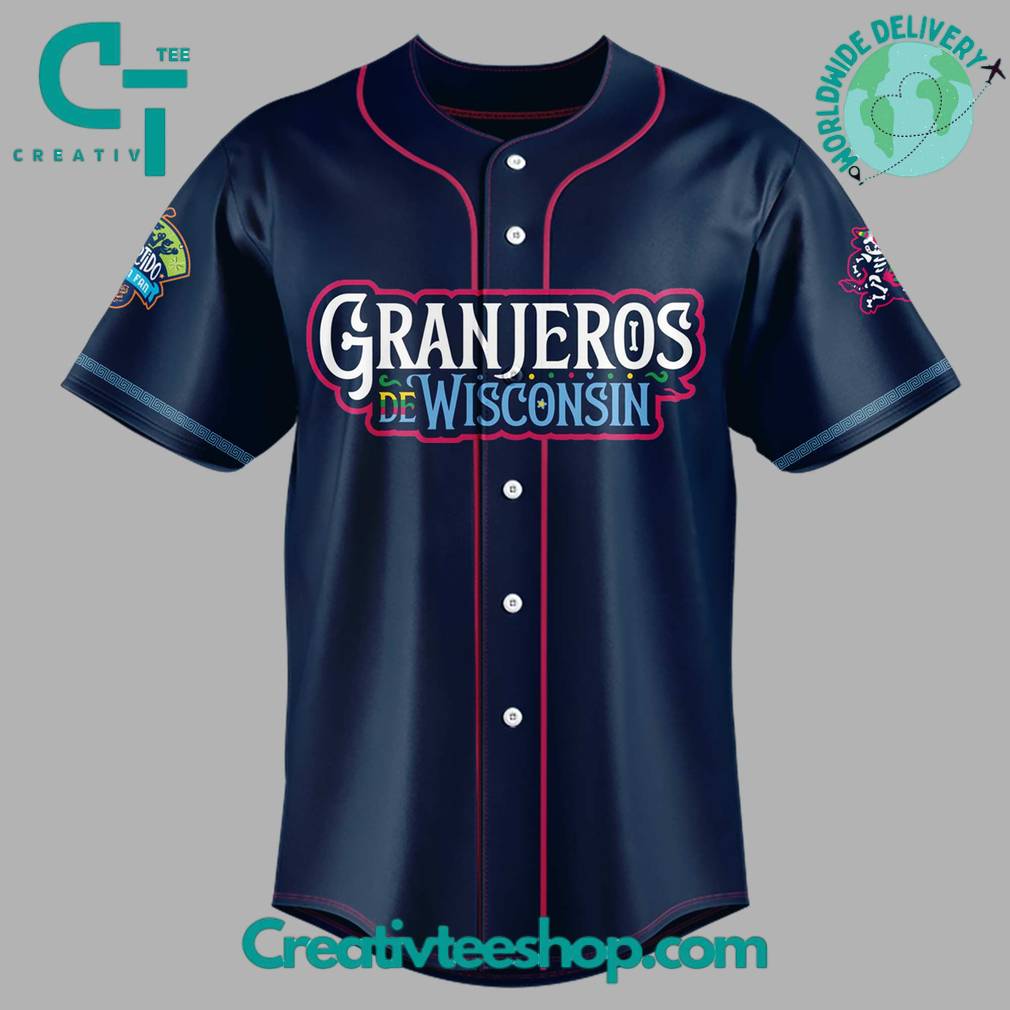 Wisconsin Timber Rattlers Los Granjeros De Wisconsin Baseball Jersey - Image 2