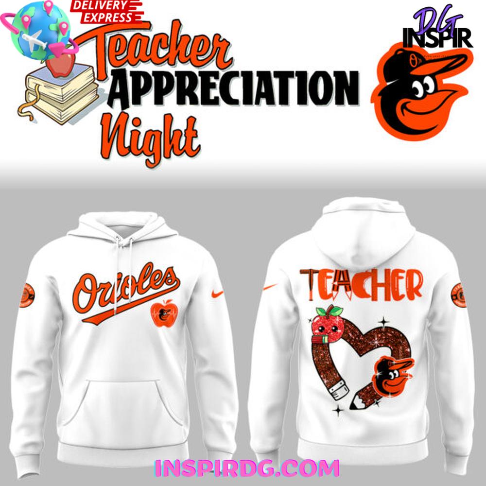 Baltimore Orioles Teacher Appreciation 2025 Collection Shirt - Image 3