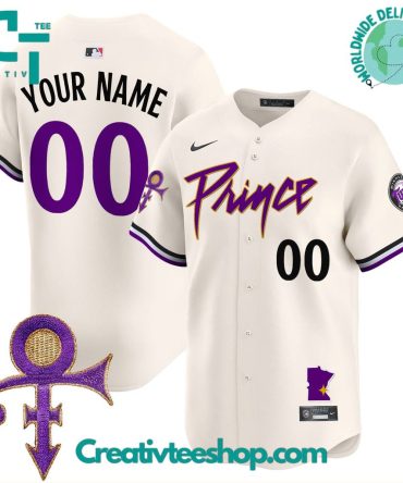 Minnesota Twins X Prince Personalized Baseball Jersey