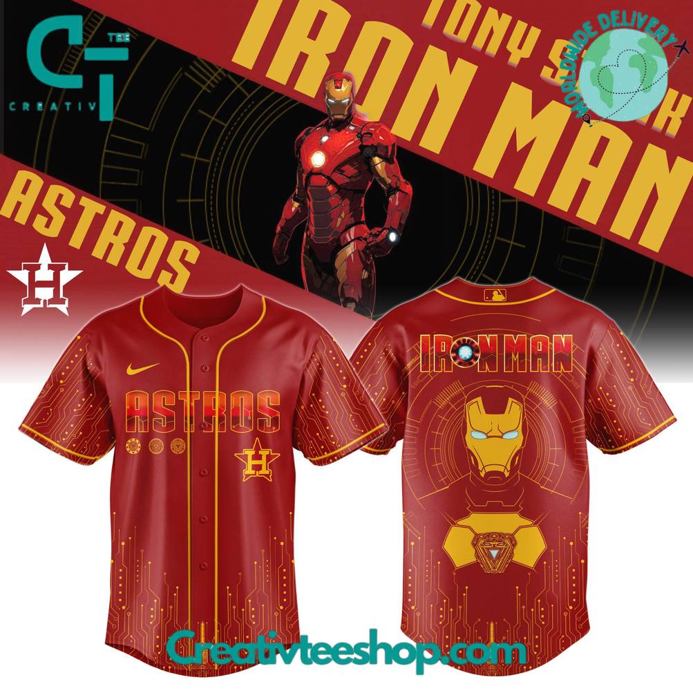 Houston Astros X Iron Man Game Night Special Baseball Jersey