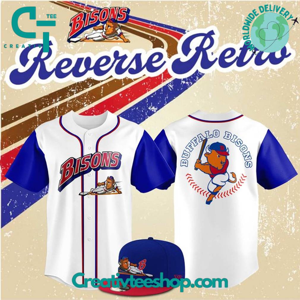Buffalo Bisons Reverse Retro Special Baseball Jersey