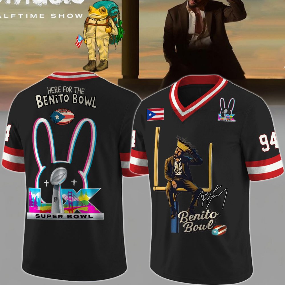 Halftime Show 2026 Benito Bowl Special Edition-V-Neck Short Sleeve Jersey