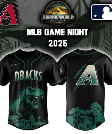 Arizona Diamondbacks X Mlb Jurassic World Baseball Jersey