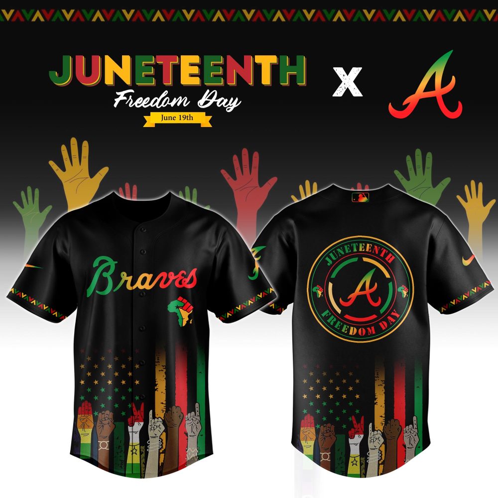 Atlanta Braves Mlb X Juneteenth Baseball Jersey
