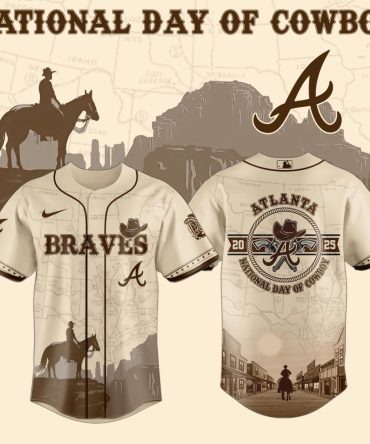Atlanta Braves Mlb X National Day Of Cowboy Baseball Jersey