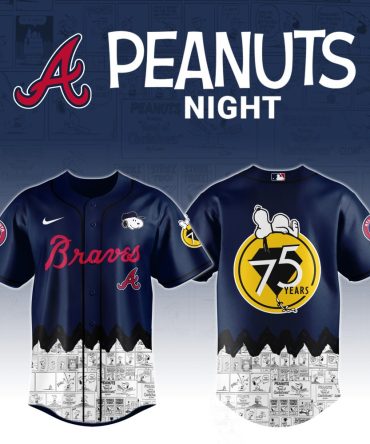 Atlanta Braves X Peanuts Night Jersey