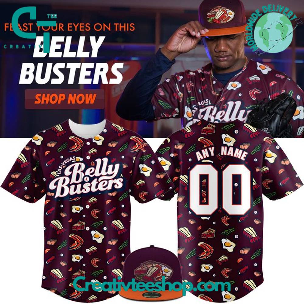 Las Vegas Aviators X Belly Busters 2025 Baseball Jersey