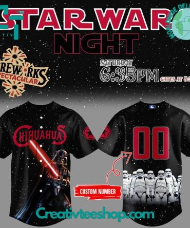 El Paso Chihuahuas X Star Wars Night 2025 Baseball Jersey