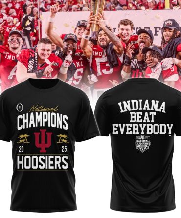 Indiana Hoosiers,Indiana Football University 2025/26 National Champions Tshirt Limited Edition 5