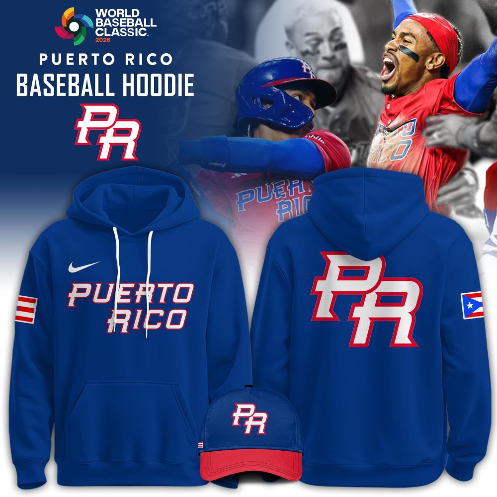 Puerto Rico Baseball 2026 World Baseball Classic Hoodie Limited Edition Navy Blue