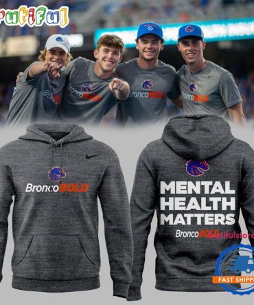 Boise State Broncos Football Mental Health Matters Hoodie