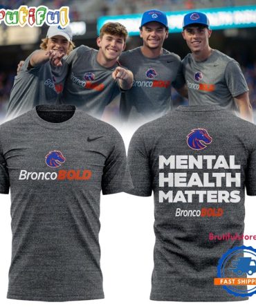 Boise State Broncos Football Mental Health Matters T Shirt