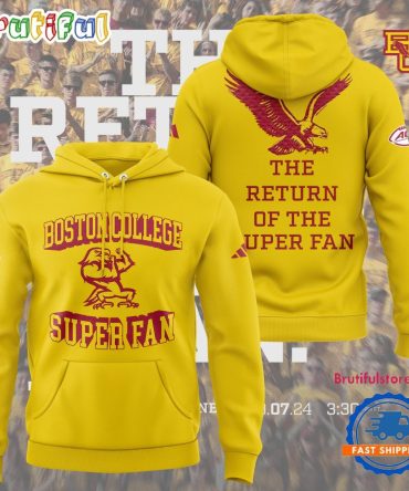 Boston College Eagles Football 2024 Super Fan Hoodie Shirt