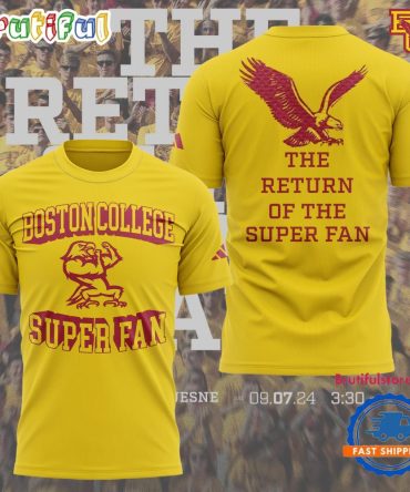 Boston College Eagles Football 2024 Super Fan T Shirt