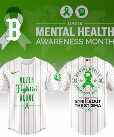 Boston Red Sox Special Mental Health Awareness Week Limited Edition Jersey