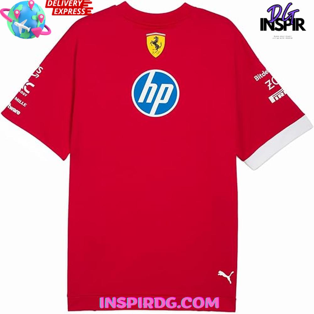 Puma Scuderia Ferrari F1 2025 Driver'S Red T-Shirt - Image 6