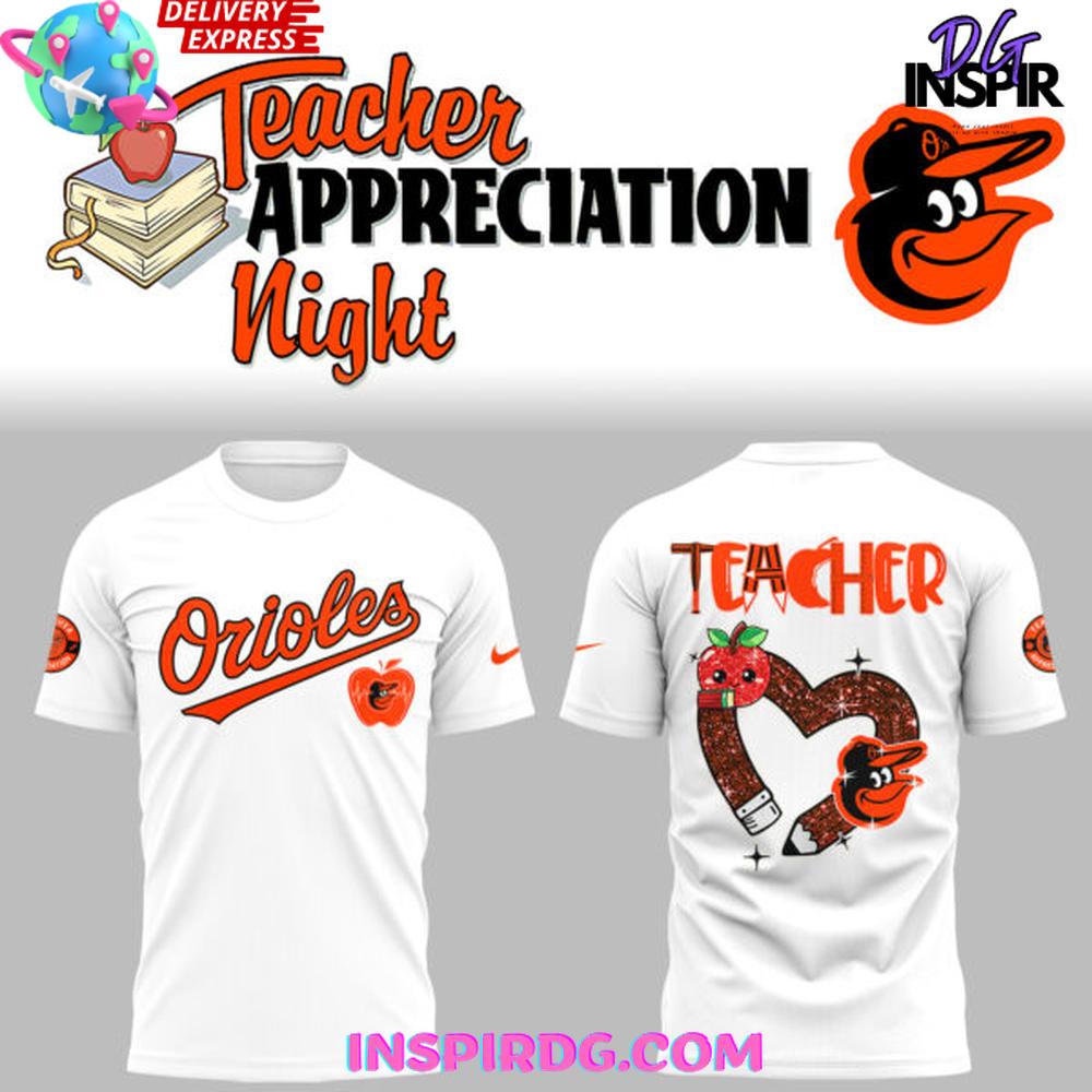 Baltimore Orioles Teacher Appreciation 2025 Collection Shirt