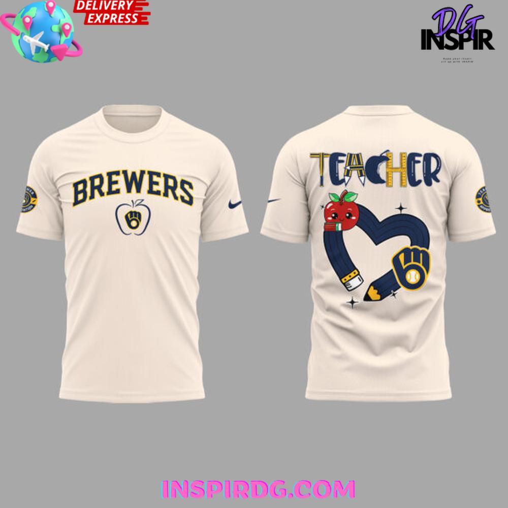 Milwaukee Brewers X Teacher Appreciation Night 2025 Collection Shirt - Image 2