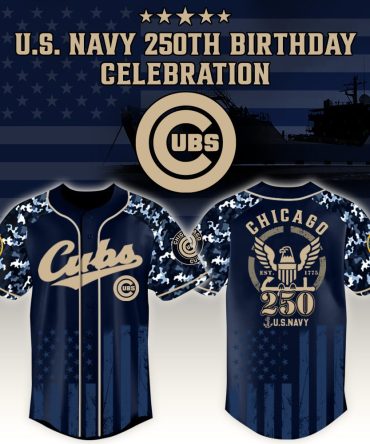 Chicago Cubs X Mlb Honoring 250 Years Of The U.S. Navy – Mlb Baseball Jersey